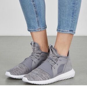adidas tubular defiant Women’s Gray Athletic Slip-On Sneakers